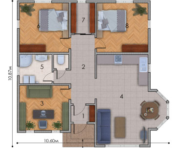 План дома проекта Гелиос